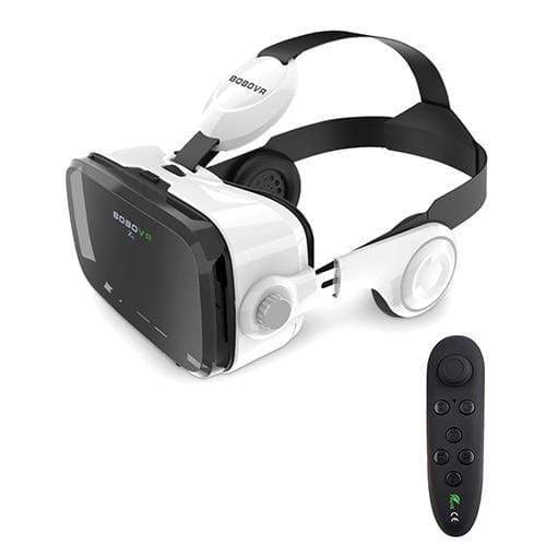 Tech Gimmicks Mobile Accessories China / Z4 035Black Remote 3D Cardboard Virtual Reality Headset VR Glasses