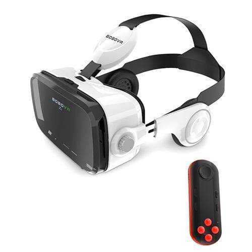 Tech Gimmicks Mobile Accessories China / Z4 051Black Remote 3D Cardboard Virtual Reality Headset VR Glasses