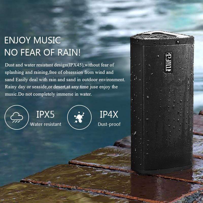 Tech Gimmicks Speaker Waterproof Portable Wireless Sound System Speaker