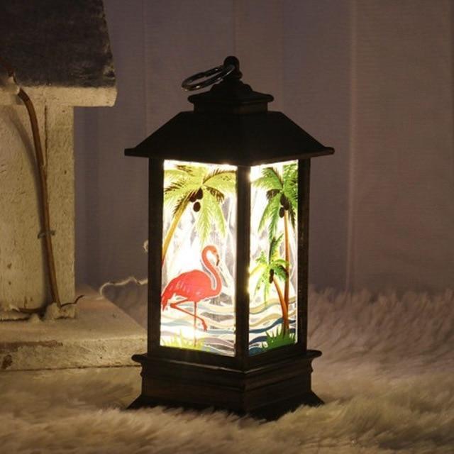 Tech Gimmicks Lighting Flamingo Christmas LED candle tea lantern light decoration