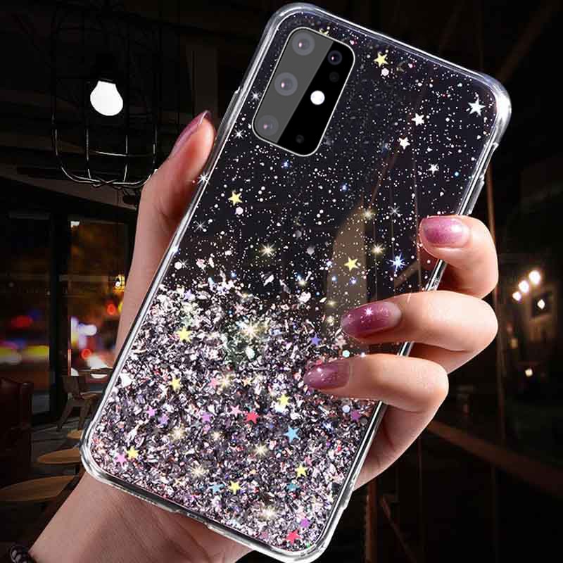 Luxury Glitter Star Case For Samsung Phones