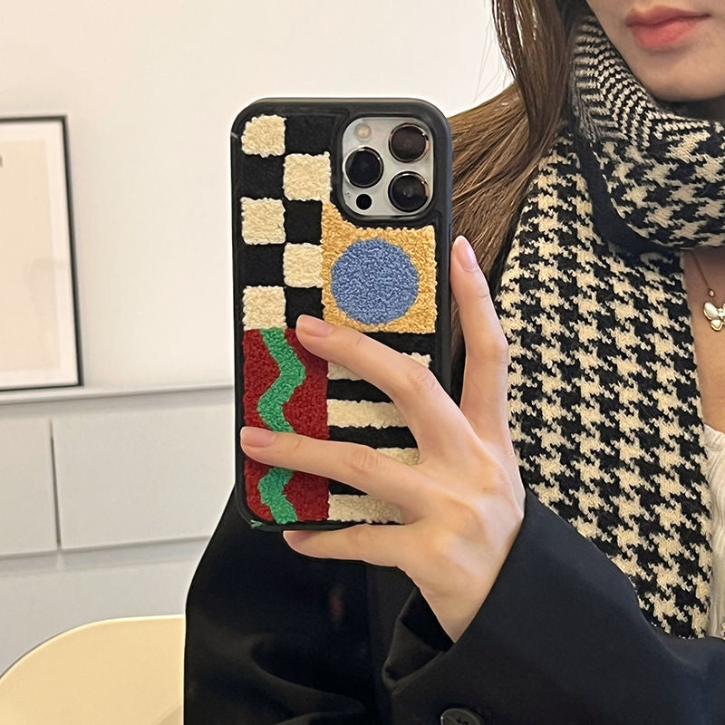 Embroidery Soft Case For iPhones
