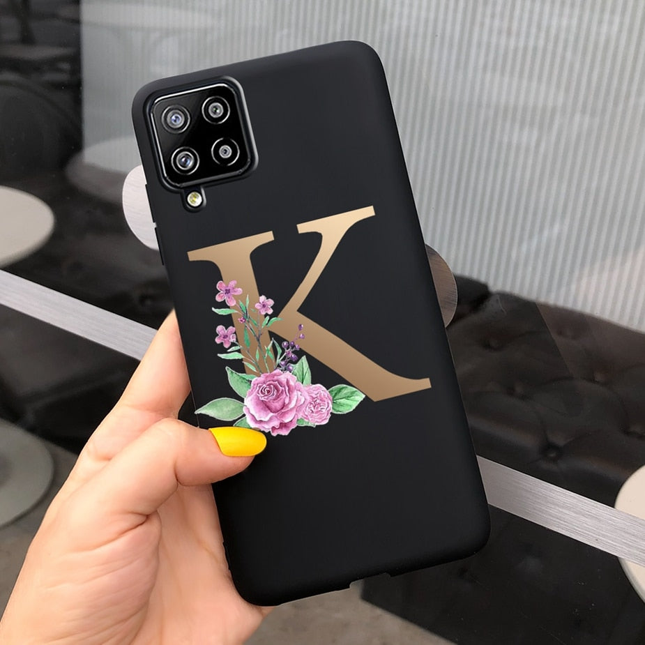 Galaxy F12 Cute Letters Phone Case