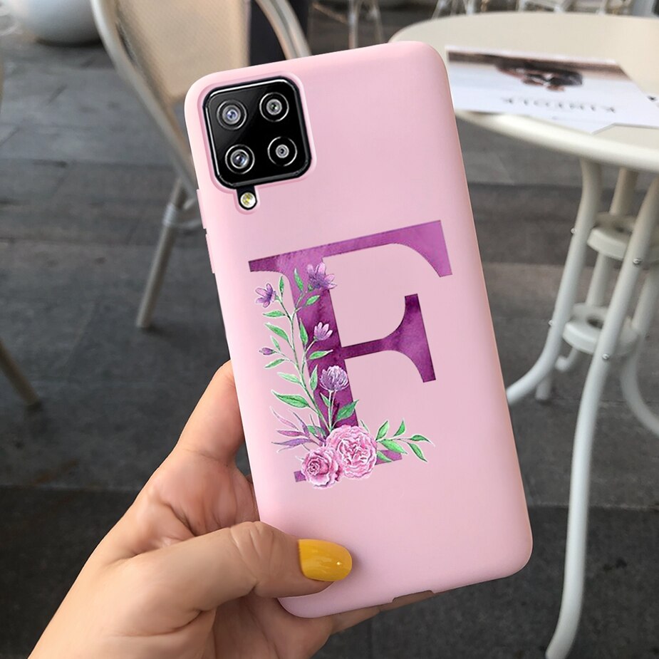 Galaxy F62 Cute Letters Phone Case