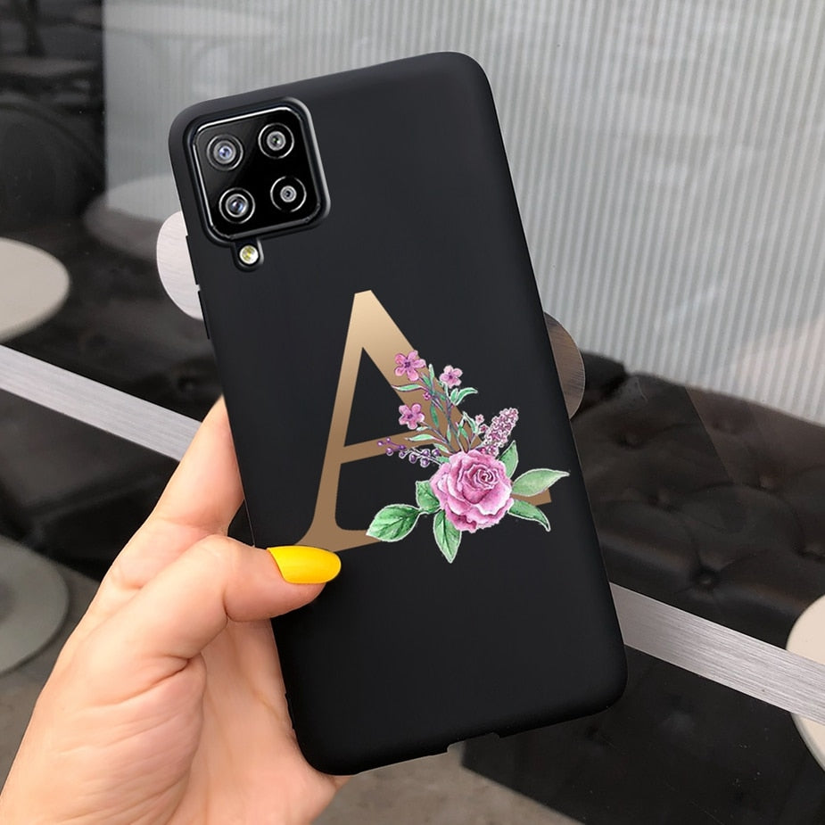 Galaxy F12 Cute Letters Phone Case