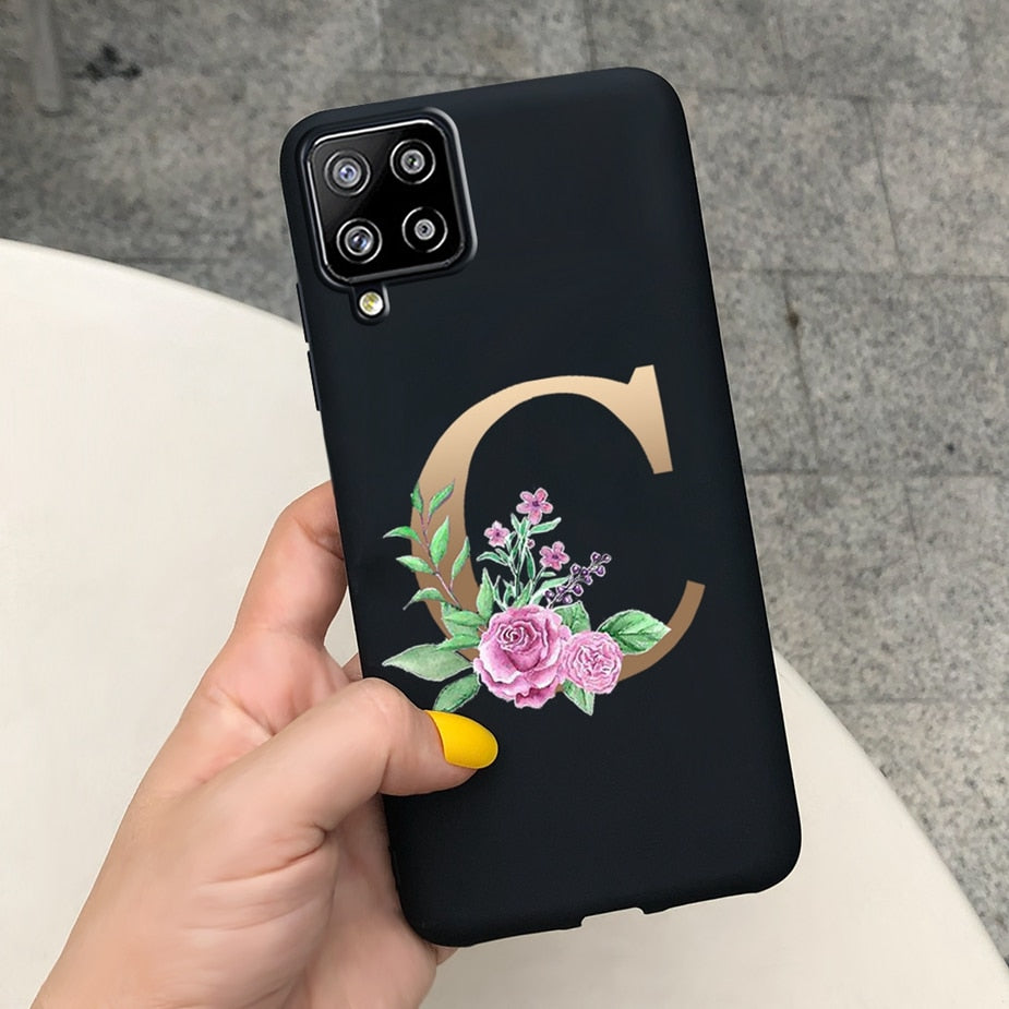 Galaxy F62 Cute Letters Phone Case
